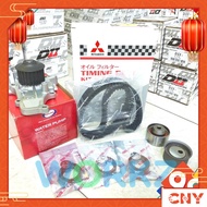 *MITSUBISHI* 4G92 4G93 WIRA 1.6 MIVEC TWIN CAM DOHC TIMING BELT KIT SET 100,000KM  GMB WATER P*VITON OIL SEAL*