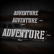 XIII ADV ADVENTURE Decoration Lettering Car Sticker