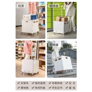 5DBJWholesale Trolley Storage Box Foldable with Wheels Trolley Outdoor Camping Picnic Storage Car Trunk