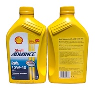 SHELL AX5 15W-40 4T OIL 100% ORI SHELL