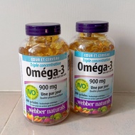 ⭐️清貨價⭐️Webber Naturals Omega-3 900mg 醫藥級3倍強效超值加量裝