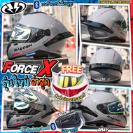 *ของแถม3อย่าง* หมวกกันน็อค RAIDEN รุ่น Force X แว่น2ชั้น ทรงสปอร์ต รุ่นใหม่ 2025