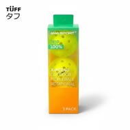 TUFF AMA Sport Pickleball ball 3in1 pack X-ace40 Durable USAPA Approved Training Ball