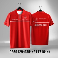 Mercedes Benz AMG Jersey Button CollarPOLO
