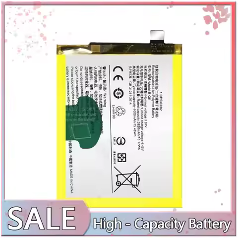 4000Mah For Vivo V21E V21 5G Y71T Good Low-Temperature Performance B-Q6 Mobile Phone Battery