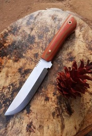 Pisau Survival Outdoor Pisau Buscraft Fulltang Bahan D2 Gagang Micarta
