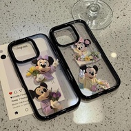 Qiqi Zai Zai Holding Flowers Soft Rubber Anti-Fall Applicable iPhone 17ProMax 13 XS 11 7 8 plus 15 1