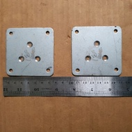 Table Leg Plate Chair Leg Plate 7x7 Plate 7 x 7 Wooden Clamp Plate Wooden Leg Plate Leg Plate Square