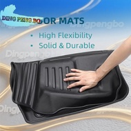 For 2023 Honda N-BOX JF5 / F6 Black TPE Car Floor Mat / Rear Trunk Mat  All-Weather Non-Slip Eco-Fri