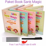 Sank Magic Practice 1 Set of 4 Books + Pen Magic Book Set