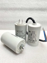 (1ตัว) C 20UF 450VAC คาปาซิเตอร์ รันนิ่ง DUCATIโรมาเนีย ACคาปาซิเตอร์ อย่างดี Cสตาร์ท 20UF เสียบหางป
