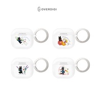 OVERDIGI x 麗莎和卡斯柏聯名_Hazy AirPods 4磨砂保護殼(附扣環)