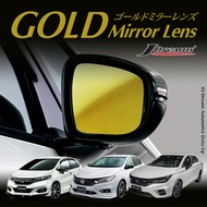 J-Vision Yellow Gold Car Wide Angle Side Mirror Lens for Honda Civic FC1 / FK7 / FK8 FE FL1 Jazz GK5