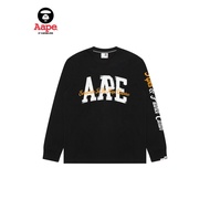 Aape Flagship Store Men's Spring Summer American Retro Letter Print Long-Sleeved T-Shirt 1849XXQ