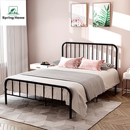พร้อมส่ง เตียงเหล็ก เตียงนอน เตียงเหล็ก 5 ฟุต เตียงเหล็ก 6 ฟุต ประกอบง่าย Iron bed ความเรียบง่าย รับน้ำหนักได้600kg