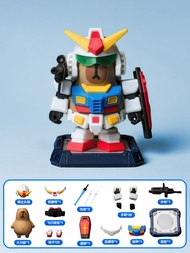 Quà Tặng Trang Trí Capybara Gundam Magnets Special Forces Mini Figurine Trò Chơi Lắp Ráp Đồ Chơi Mô