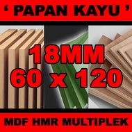Mdf plywood board, 18mm thick, size 60x120
