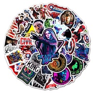 52pcs Marvel hero stickers notebook stickers luggage scooter car stickers,sticker for motorcycle