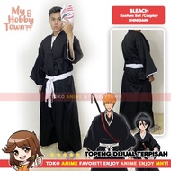 Bleach Shinigami Ichigo Kurosaki Kuchiki Rukia Anime Cosplay Costume