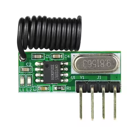 315MHz/433MHz Superheterodyne RF Receiver Module 3.3V-5.5V Wireless RF Receiver with Antenna Remote 