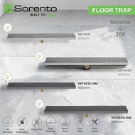 Sorento S/Steel Gravity Induction Anti Odour Long Floor Trap SRT6631/ SRT6632-GM/ SRT6633/ SRT6634-G