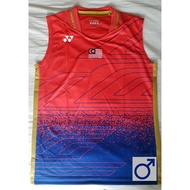 UPDATED YONEX 1003LCW LEE CHONG WEI Red Blue Shirt Rio Olympics 2016 Size L
