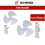 Khind Aksesori Bilah Kipas Fan Blade Accessories (12”) (16”) TF166 / WF1680RSE / TF1682SE / SF1682SE
