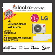 LG System 2 Alpha+ WIFI Aircon Outdoor Z3UQ18GFA0 Indoor AMNQ09GSJC0,AMNQ12GSJC0,AMNQ18GSKC0