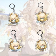 GANTUNGAN HP Honkai Star Rail Aglaea Keychain 2 all - Key Chain - Cellphone strap - Pinch strap - Ce
