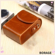 BORAG Storage Bag, Adjustable Strap Leather Camera , Portable Waterproof Shockproof Protective Cover