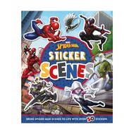 Marvel Spiderman Sticker Scenes Book To Decorate 7 Heroic Scenes With Over 50 Stickers