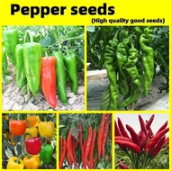 Pepper Seeds - F1 Hybrid Hot Pepper Sili Seeds Sweet Bell Pepper Seeds Long Pepper Vegetable Seeds f