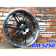 USED ORI JAPAN WORK GNOSIS GS5 19INC VELLFIRE ALPHARD MUSTANG CX5 LEXUS NX RX