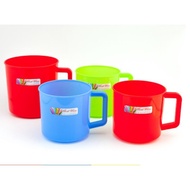 Bestware Plastic Cup Mug/Plastic Mouthwash Cup/Bekas Air Bungkus/Kole Plastik Besar/Kole Teh Tarik/K