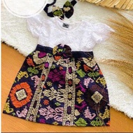 kebaya girl dress set