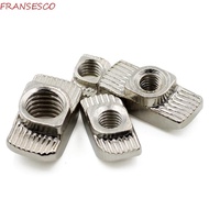 FRANCESCO Thread T Nut T-Slot 10/50pcs Multi Size M3-M8 EU Standard Aluminum Profiles