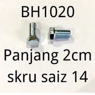🔥skru saiz 14 panjang 2cm🔥BH1020