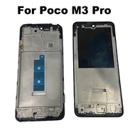 For Xiaomi Poco M3 Pro 5G Middle Frame Front Lcd Bezel Housing  Back Mid Plate Models Lcd Supporting