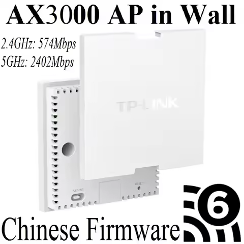 Dual Band 3000Mbps in Wall AP WiFi6 project Indoor AP 802.11AX WiFi 6 Access Point 2.4GHz 574Mbps 5G