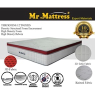 Bonnel Spring Mattress Vatello Silver 12''inch queen size tilam