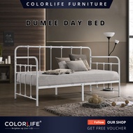 Color Life Dumee Day Bed (Single Size) /Super Base Strong Metal Bar/Powder Coated Metal Bed/Hot Sell