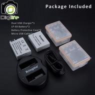 Kingma Battery & Charger Kit LP-E8 ( แบตเตอร๊่ 2ก้อน+ชาร์จเจอร์) For Canon EOS 550D 600D 650D 700D e