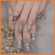[WY2] Dazzling Popping Press On Nails Removable Fake Nails [MY]