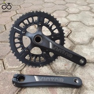 Crankset Prowheel Victor 50-34T Roadbike Gravel Sepeda Lipat
