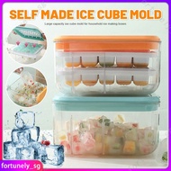 Ice Cube Household Ice Box Large Capacity Ice Cube Mold Refrigerator Quick-frozen Homemade Ice Ball Ice Cube Double Sealed Box (fortunely_sg)