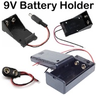 9V Volt Battery Holder box With Switch Cable Snap Connector Cover Clip Lead Wires Case On Off dc plu