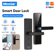 MeeGoo 6 In 1 Smart Lock Gate and Door Gate Bundle Digital Door Lock IMD Panel Smart Door Lock