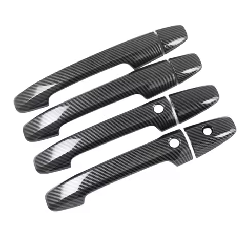 For Honda Freed GB5 GB6 GB7 GB8 2016-2021 Carbon Fiber Chrome Car Side Door Handle Cover Trim Sticke