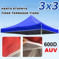 Tenda Bazar Outdoor Tenda Gazebo Tenda Lipat Terpal Atap Tenda Bazar Anti Air / Panas /Lapisan AUV T