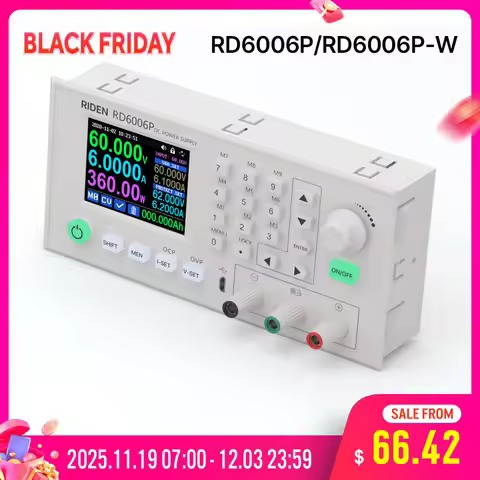 RD RD6006P RD6006PW 5 digit USB WiFi DC DC Voltage current Step down bench Power Supply buck convert